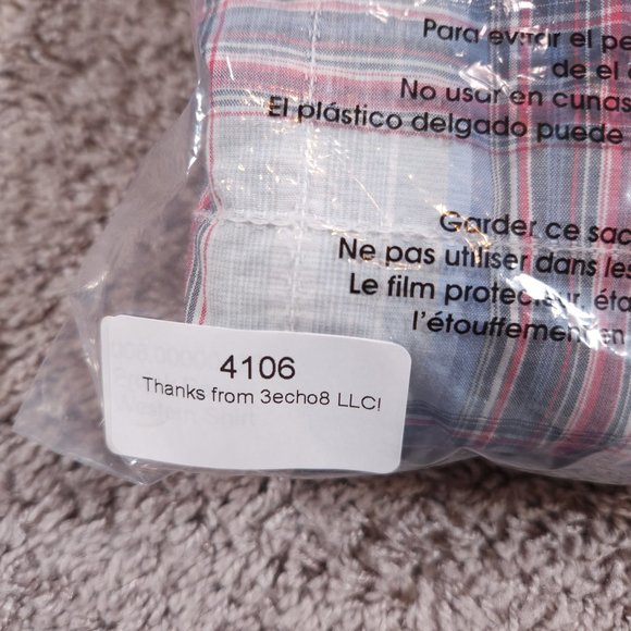 Projek Raw Western Snap Shirt Mens Size Large Long Sleeve Plaid Pockets - Picture 12 of 12